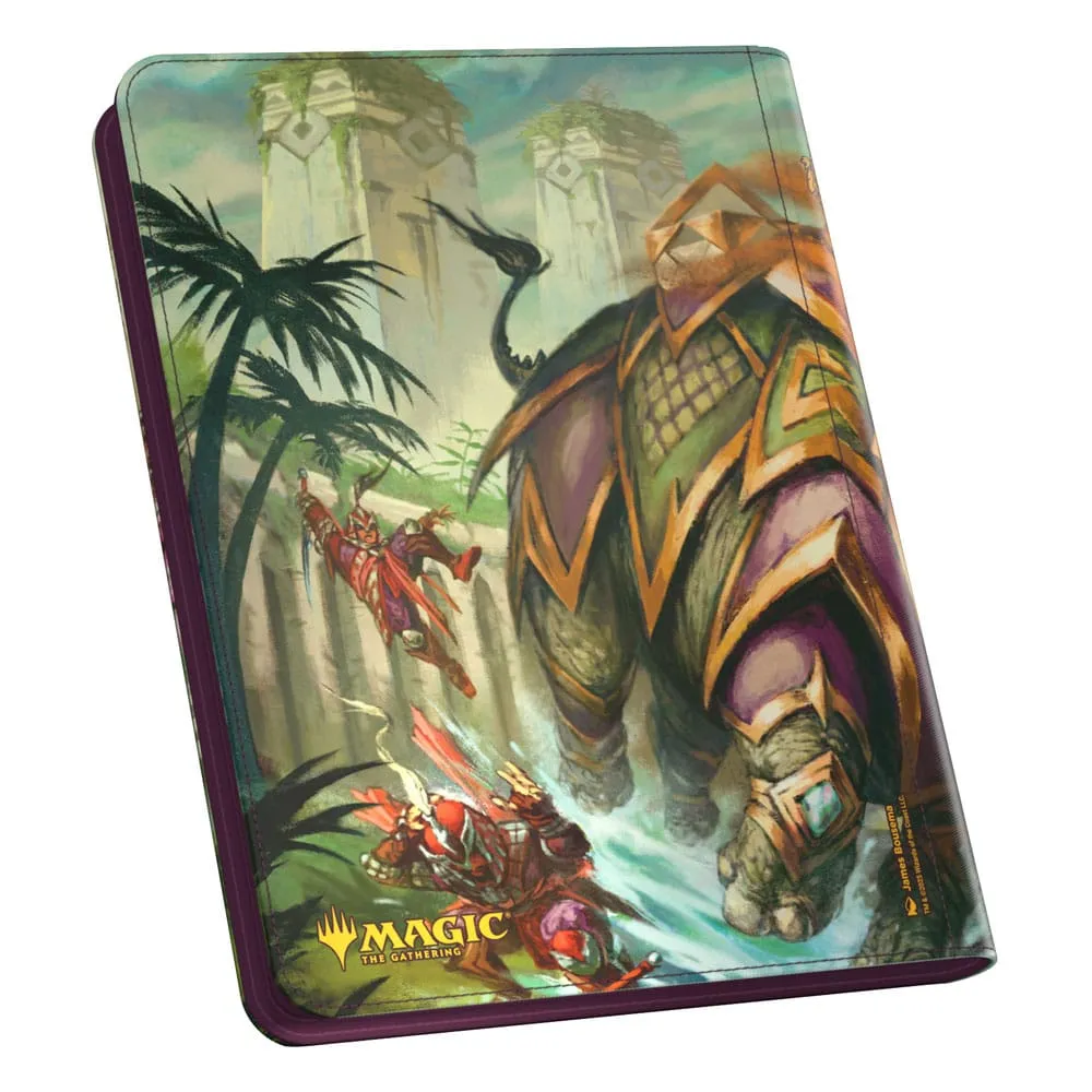 Ultimate Guard Zipfolio 18-Pocket Xenoskin (360 double-sleeved cards) Magic: The Gathering "Tarkir: Dragonstorm" - Skirmish Rhino